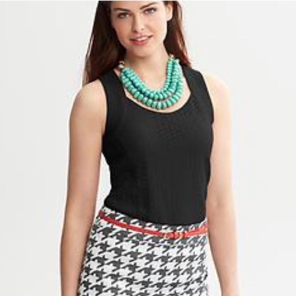 NWOT Banana Republic Eyelet Lace Shell sz14